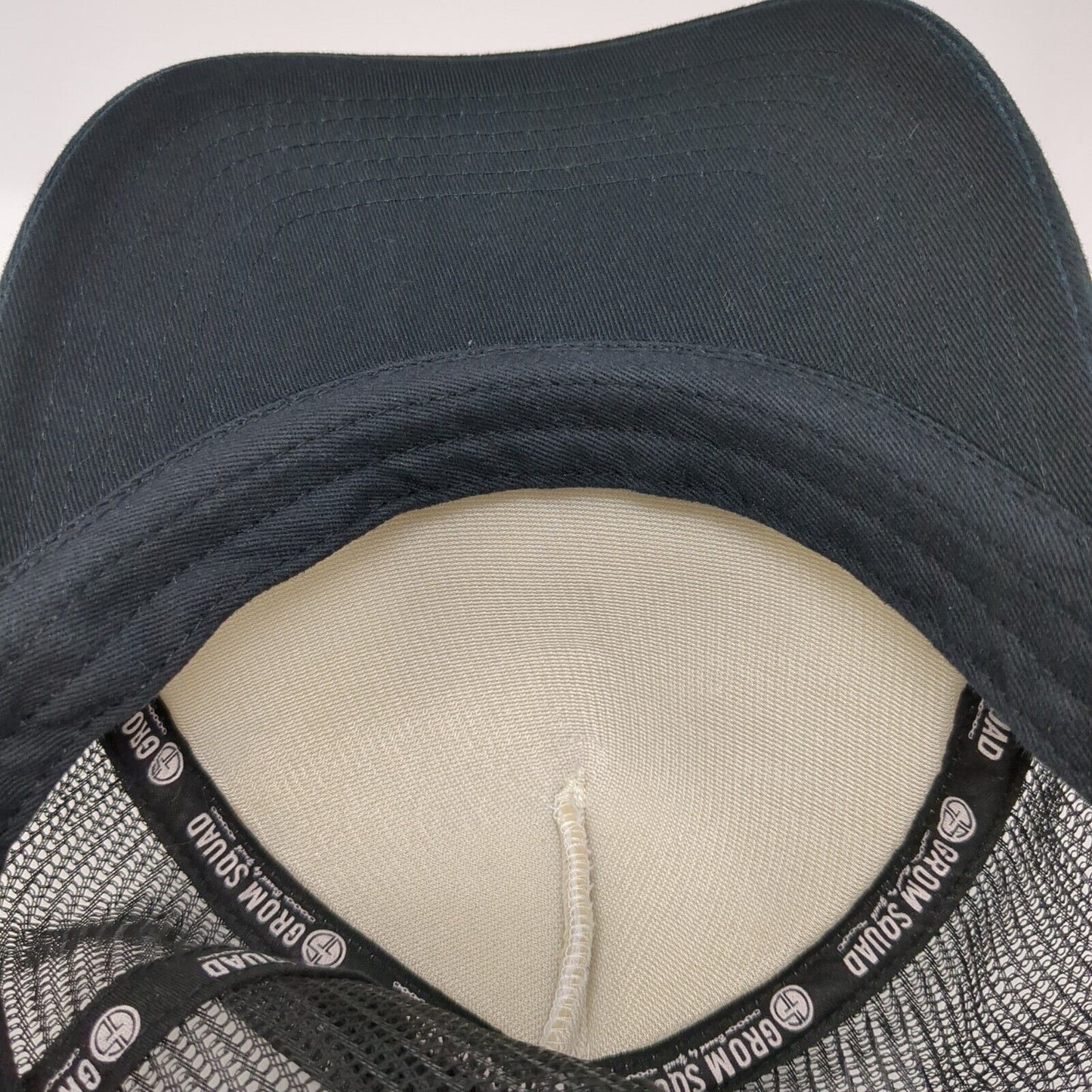Peace Love Music Snapback Trucker Hat Black Youth 5-10 Years Mesh Back