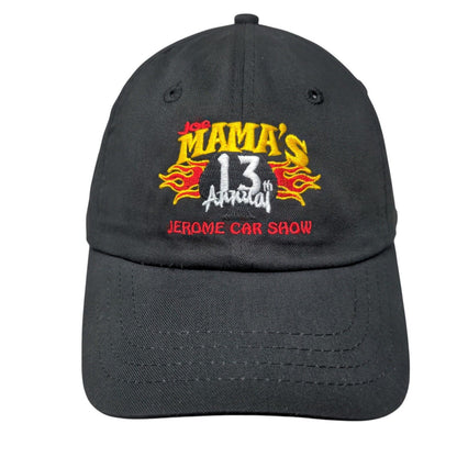 Joe Mama's 13th Annual Jerome Car Show Strapback Hat Black One Size Solid