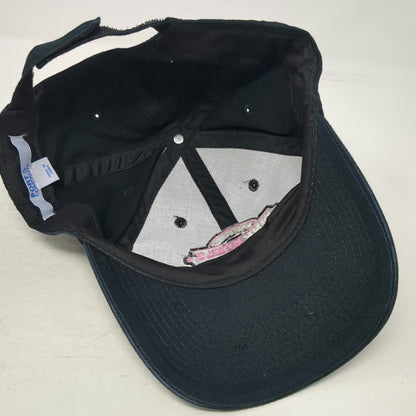 Port & Company Baseball Cap Black One Size Pink Heals Embroidered Logo Hat