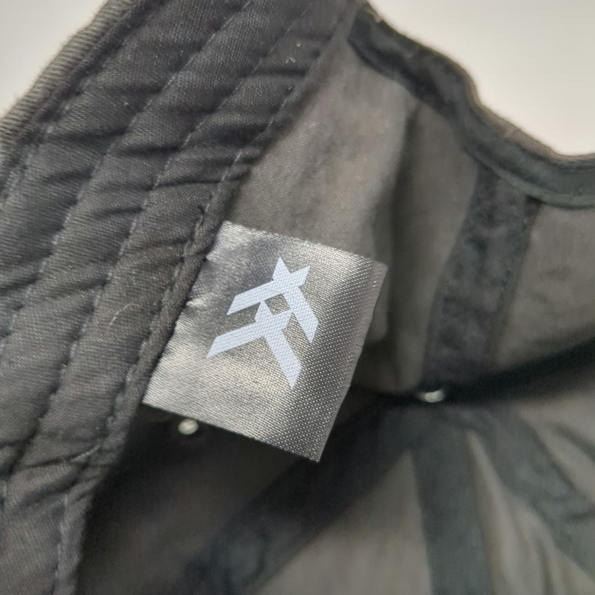 Fabletics Baseball Cap Gray One Size Checkerboard Strap Adjustable Cotton Hat