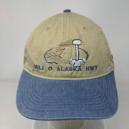 Mile O Alaska Hwy Slideback Hat Multi Adult Embroidered Colorblock