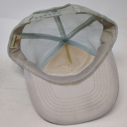 Sportcap Trucker Hat Gray L Idaho First National Bank Club 1 Mesh Back Snapback