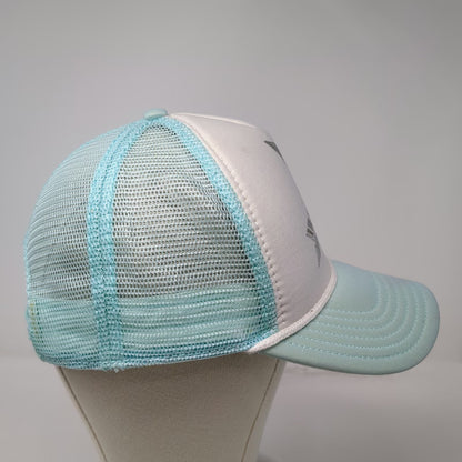 Pistil Trucker Hat Blue White One Size Crossed Arrows Mesh Rope Snapback