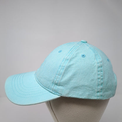 Unbranded Strapback Hat Spearmint Blue One Size Adjustable Solid Blank