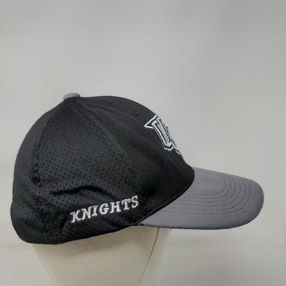 UCF Knights Strapback Hat Black Embroidered Logo Russell Athletic