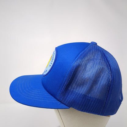 Payless Security Eastern Region Snapback Trucker Hat Blue OS Adjustable Mesh
