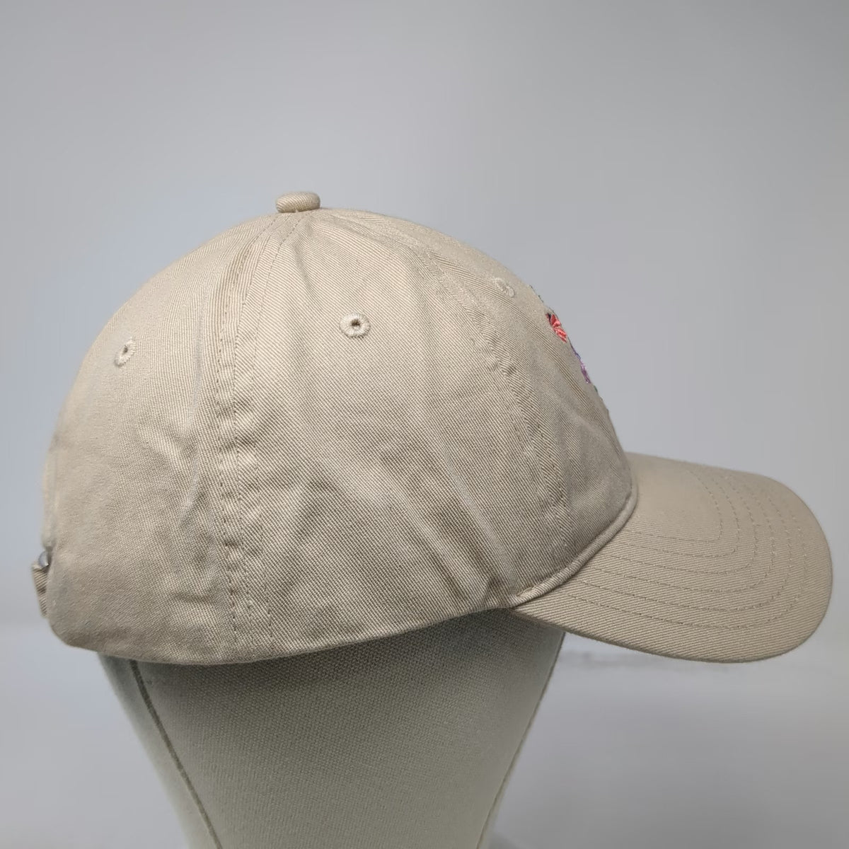Disney Stitch No Bad Days Beige One Size Baseball Cap Hat Ukulele Embroidered