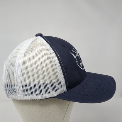 RMEF Snapback Mesh Back Trucker Hat Blue One Size Mesh Back Colorblock