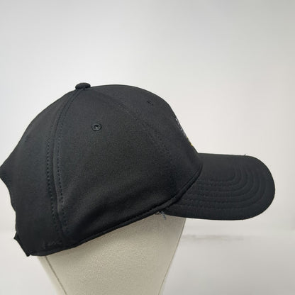 Otto Baseball Cap Black One Size Wealthy Way Lion Logo Strapback Stretch Hat