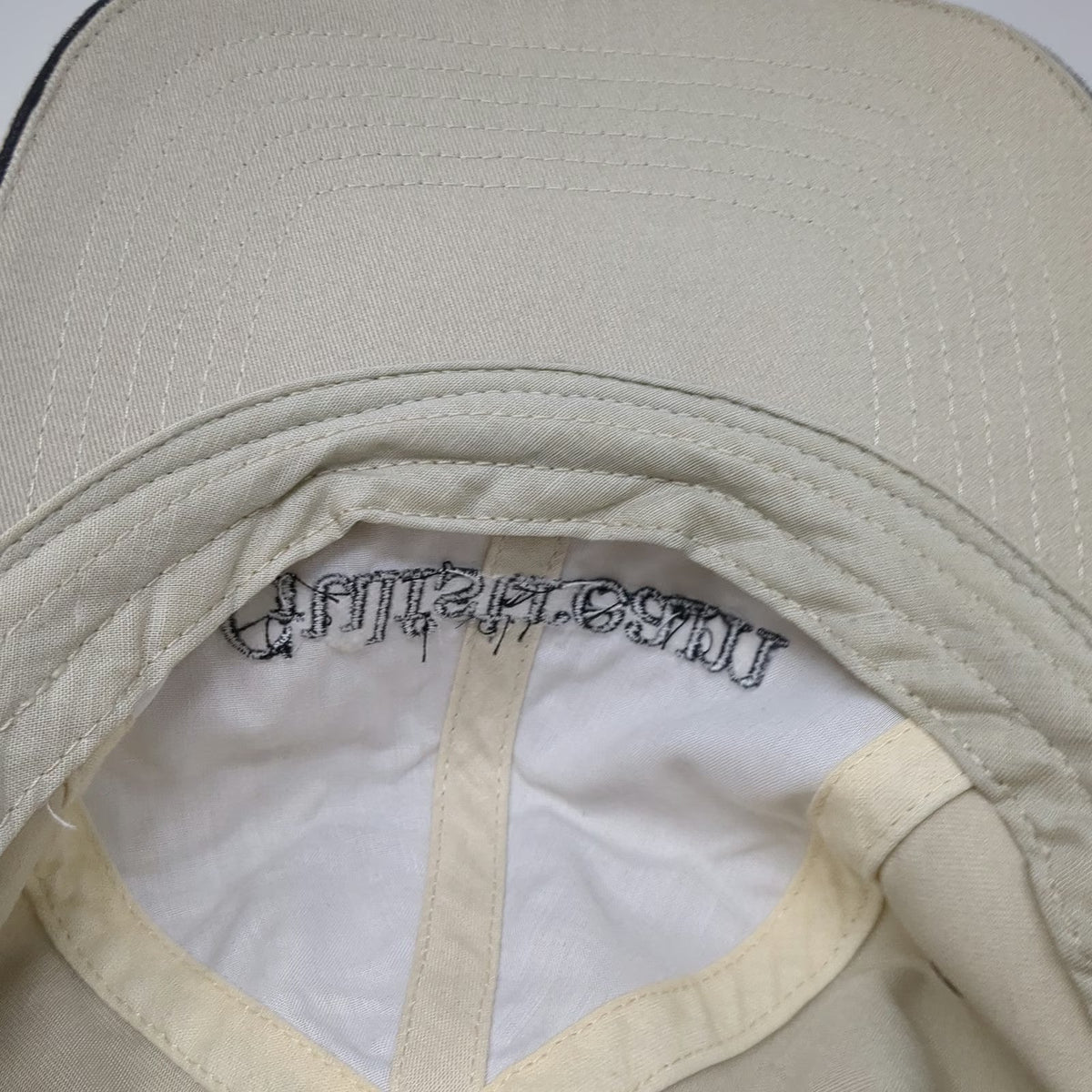 Gulfstream Baseball Cap Brown Black One Size Slideback Cotton Embroidered Hat