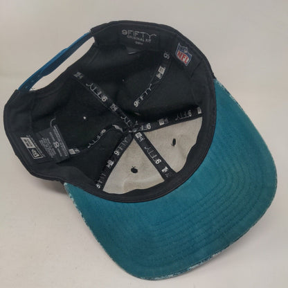 New Era Men's Snapback Hat Multi OSFM Embroidered Carolina Panthers 9Fifty Logo