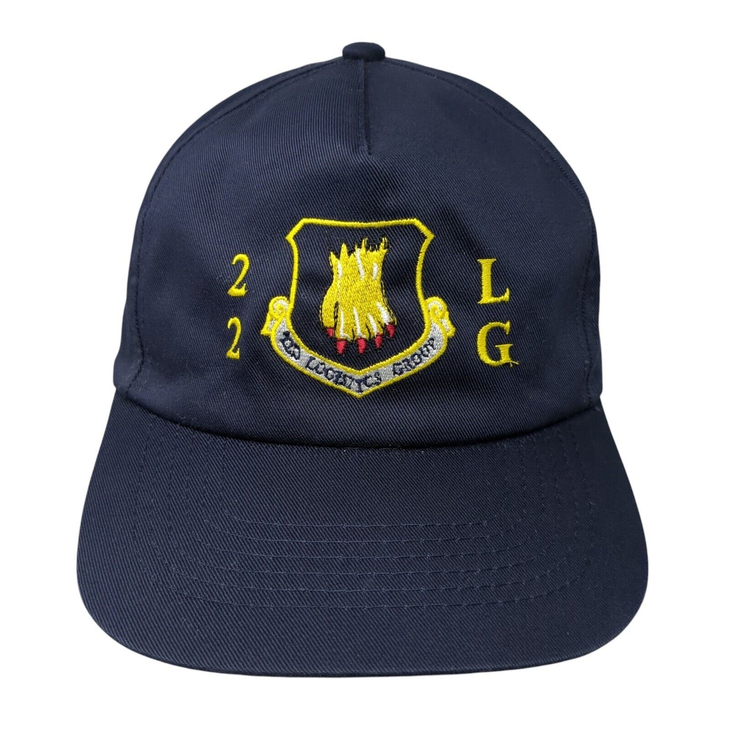 22 Logistics Group Snapback Hat Blue OSFA Solid Embroidered Sportsman