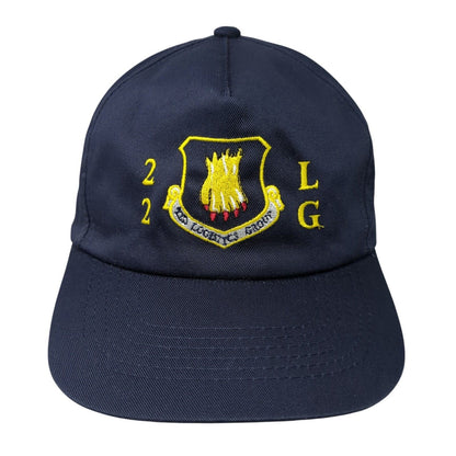 22 Logistics Group Snapback Hat Blue OSFA Solid Embroidered Sportsman