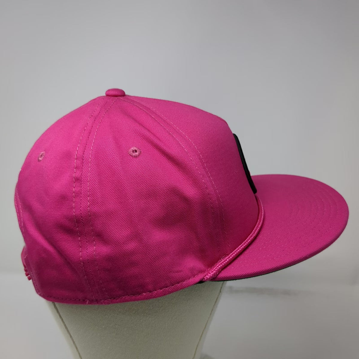 Nike 5 Panel Pink One Size Snapback Hat Golf Swoosh Patch Rope Green Underbill