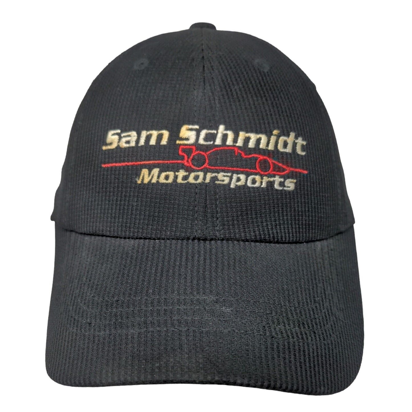 Sam Schmidt Motorsports Strapback Hat Embroidered Autograph 100% Polyester Logo