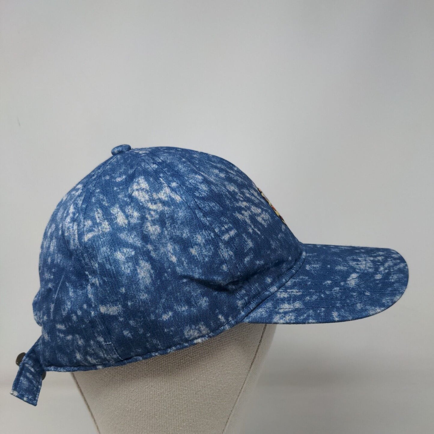 Pizza Embroidered Slideback Hat Blue One Size Adjustable Embroidered 6 Panel