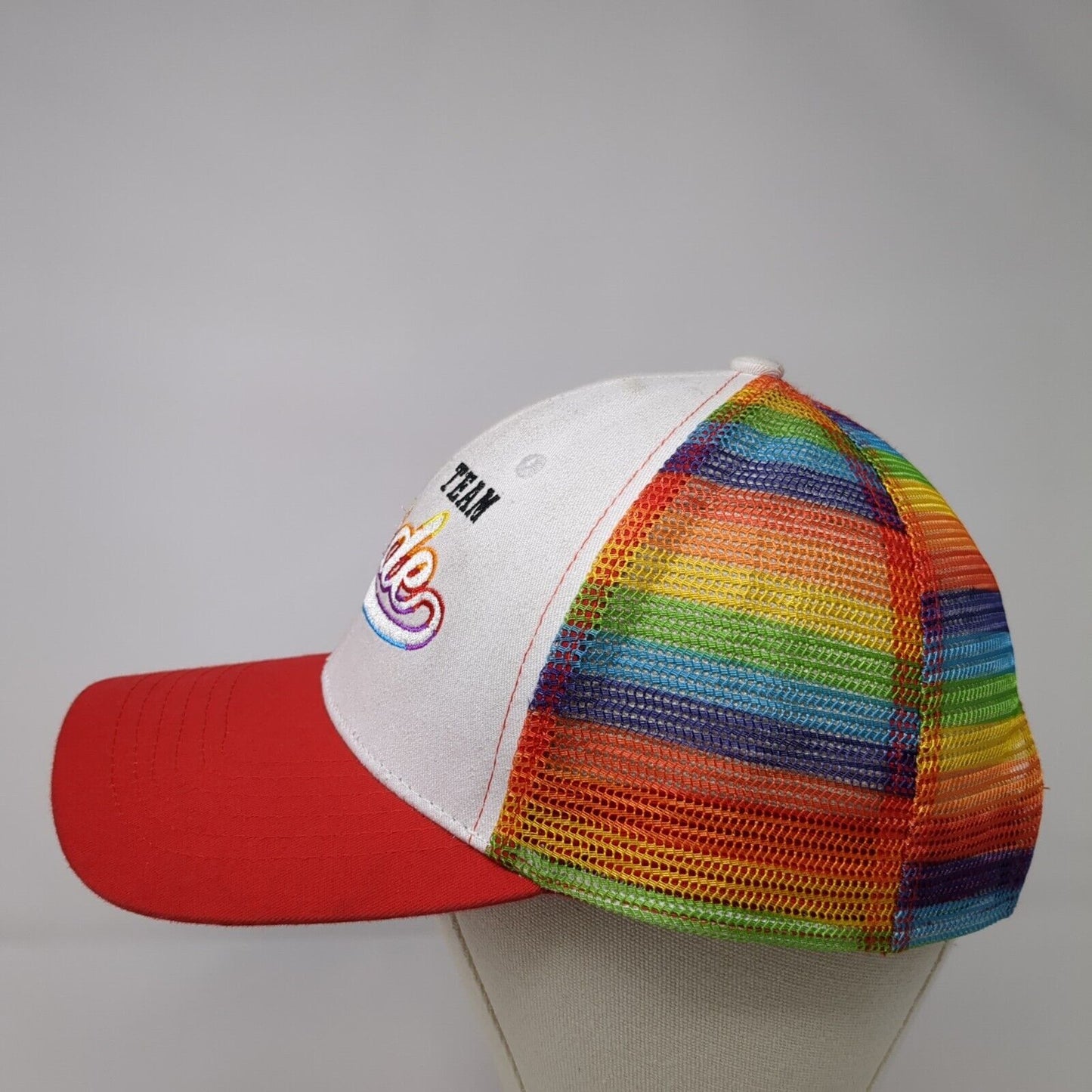 Team Pride Snapback Trucker Hat Multicolor OS Adjustable Mesh Back Spencer's