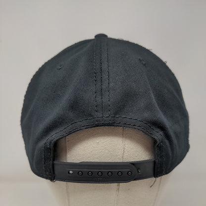 I'D Golf Snapback Hat Black OSFM Adjustable Embroidered 6 Panel Otto