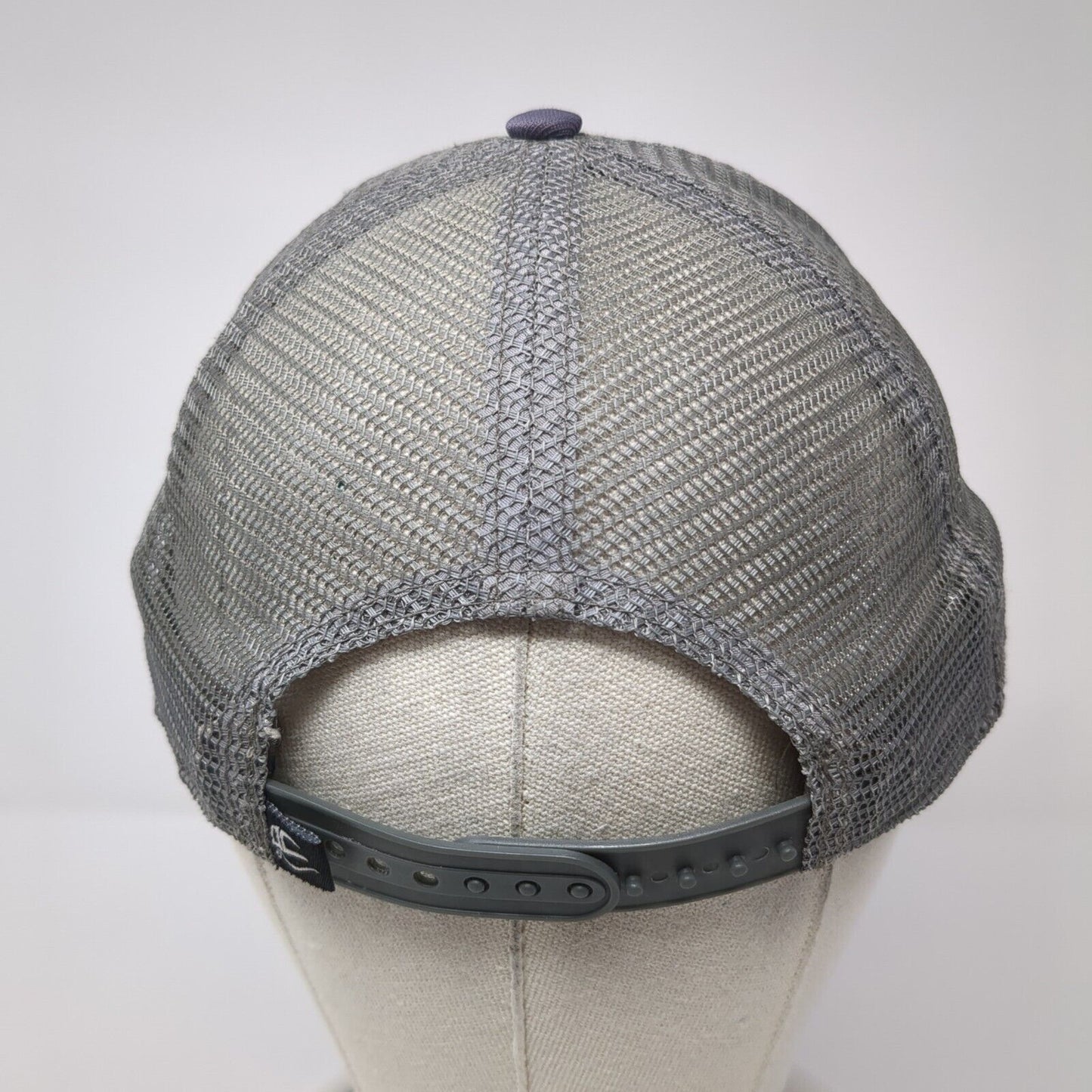 7C Idaho Snapback Mesh Back Trucker Hat Gray One Size Outdoor Cap