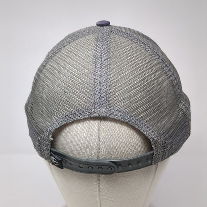 7C Idaho Snapback Mesh Back Trucker Hat Gray One Size Outdoor Cap