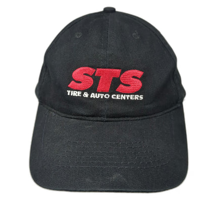 Apollo USA Baseball Cap Black One Size STS Tire & Auto Centers Strapback Hat