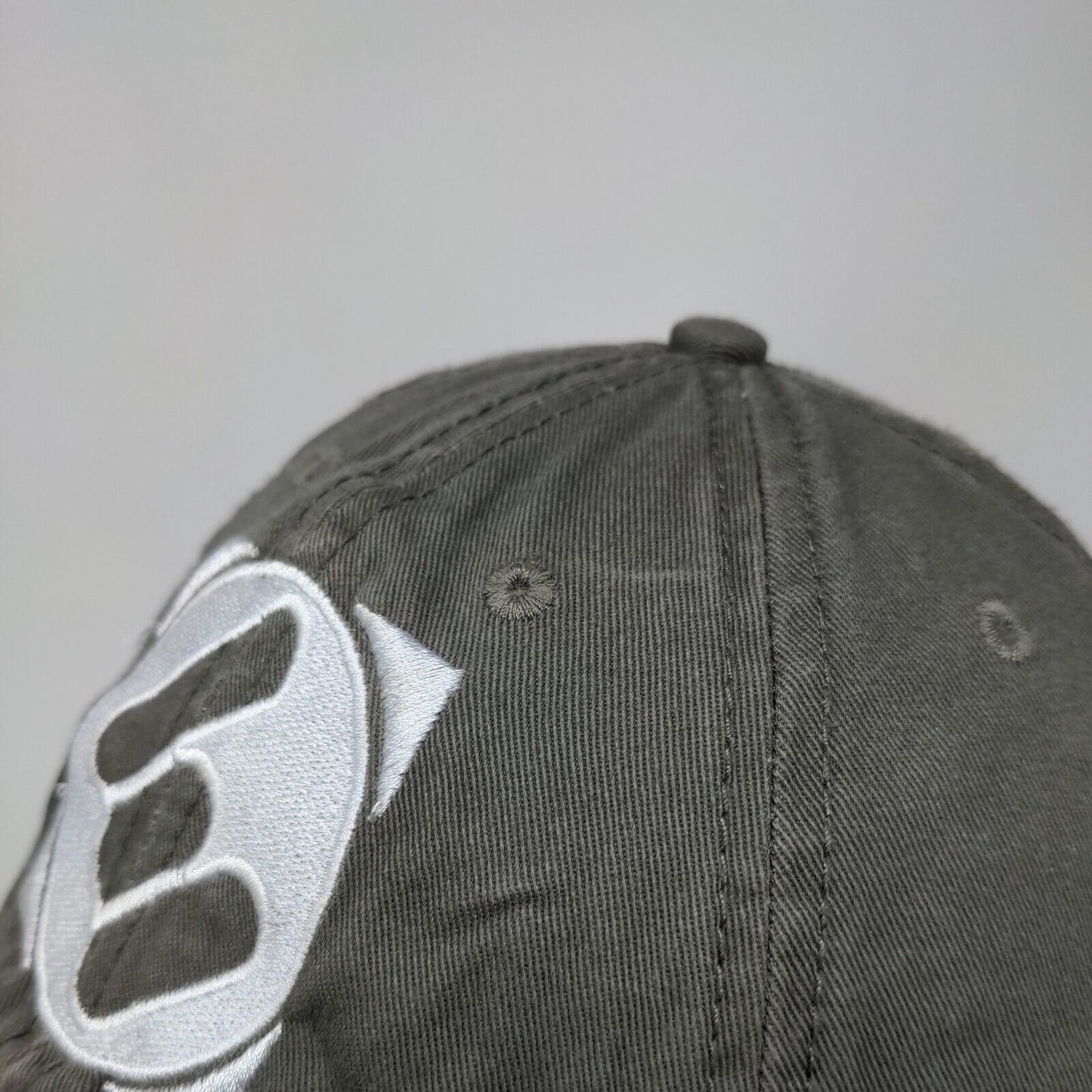 Eldeco Slideback Hat Gray One Size Embroidered Live Safe Cap America