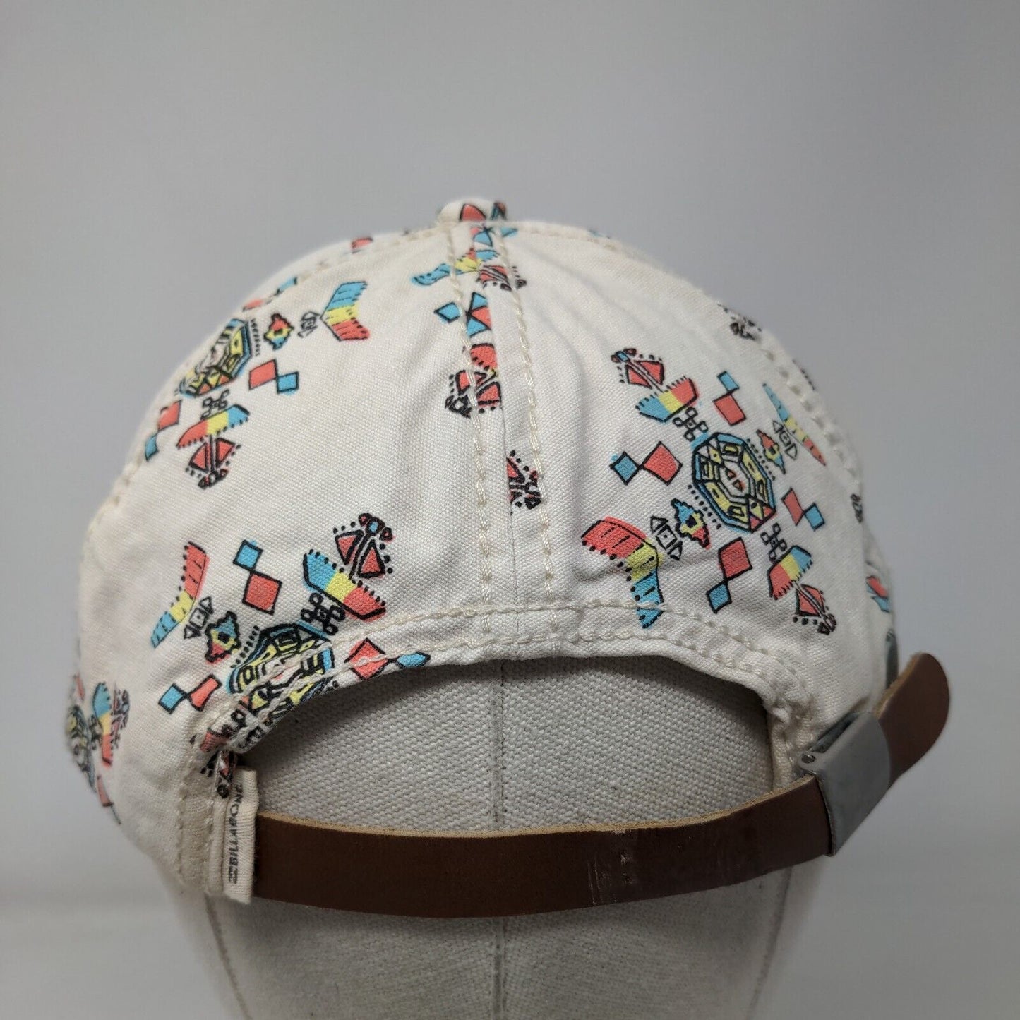 Billabong Slideback Hat Multicolor One Size Adjustable Graphic Print 6 Panel