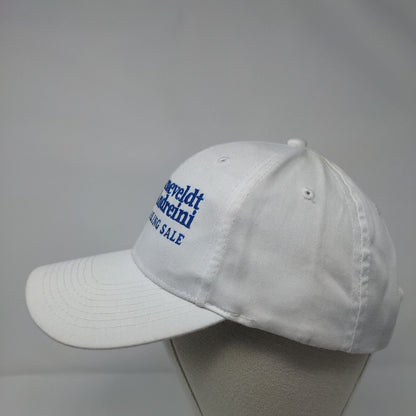 Schvaneveldt Andreini Yearling Sale Snapback Hat White OSFM Embroidered