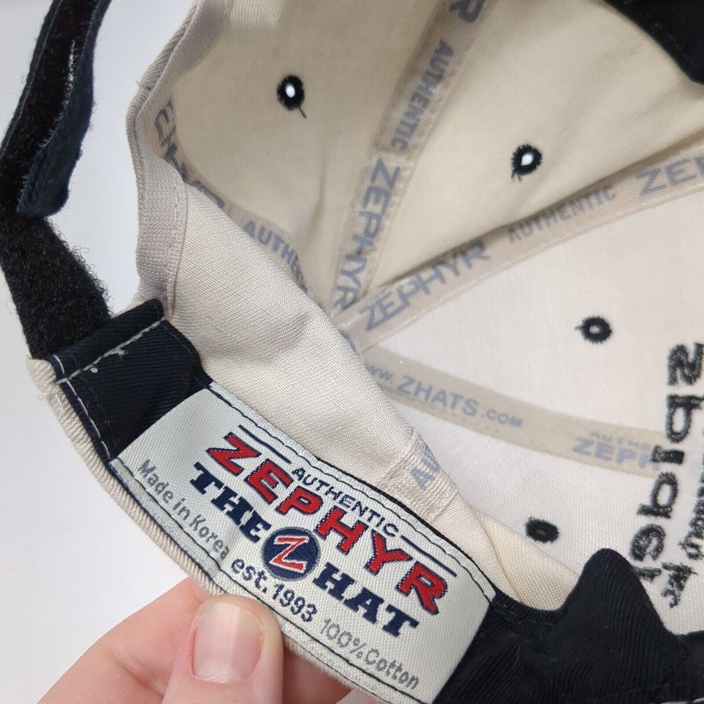Spider Transport Inc Strapback Hat Tan One Size Embroidered Zephyr
