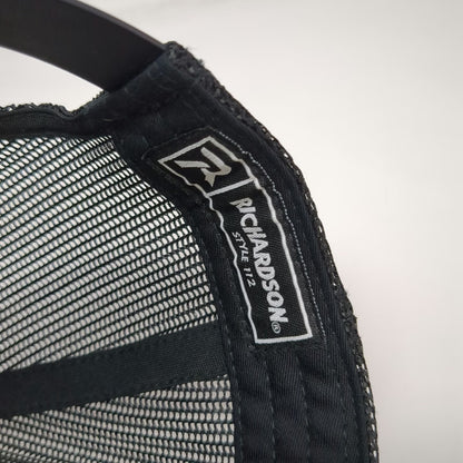 Richardson Trucker Hat Black One Size Custom Weld Boats 1987 2025 Mesh Snapback