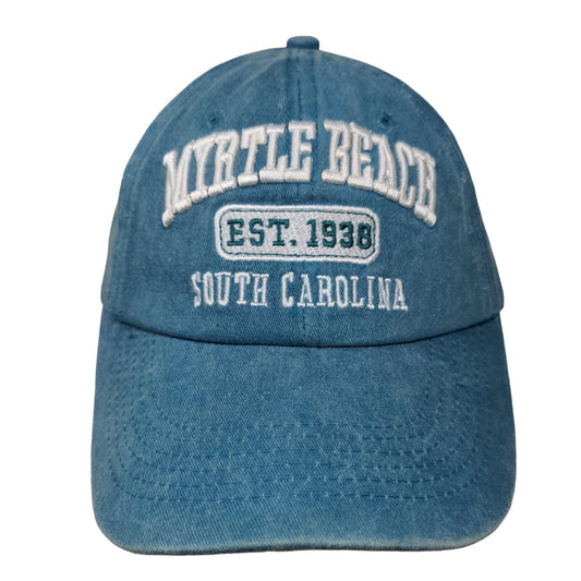 Myrtle Beach South Carolina Est 1938 Slideback Hat Blue One Size Embroidered