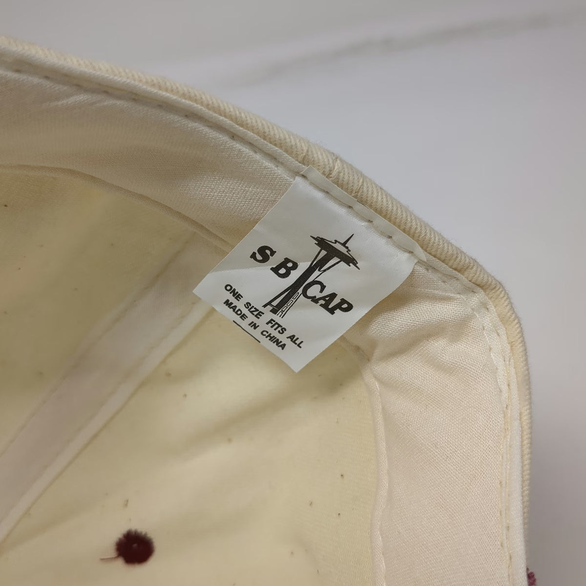 SB CAP Snapback Hat White Red One Size Idaho Milk Transport Inc Green Underbrim
