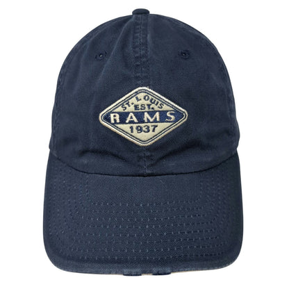 American Needle St. Louis Rams NFL Blue One Size Slideback Patch Cotton Cap Hat