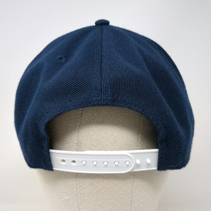Ted Lasso Snapback Hat Blue Red One Size Believe Patch Yellow Underbrim Show