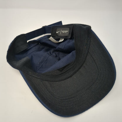 Nike Slideback Hat Blue One Size Heritage86 Dri-Fit Swoosh 6 Panel