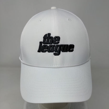 The League Strapback Hat White OSFM Adjustable Embroidered Legacy91 Nike Dri-Fit