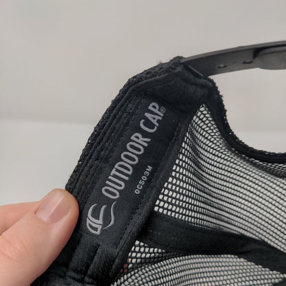 RC 1917 Adult Snapback Trucker Hat Gray OS Adjustable Mesh Back Outdoor Cap