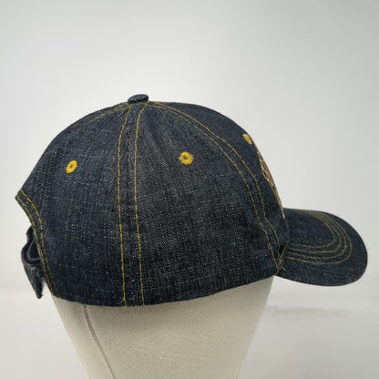 Blue Denim Hoover Dam NV Nevada Baseball Cap One Size Gold Strapback Hat