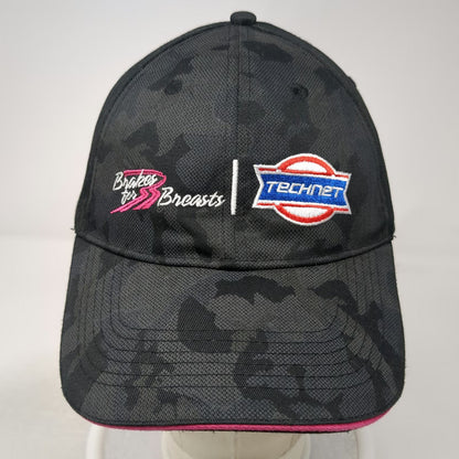 TechNet Brakes for Breasts Camo Snapback Hat Black Pink One Size Awareness