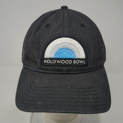 Hollywood Bowl Slideback Hat Black One Size Solid Adjustable Sportiqe