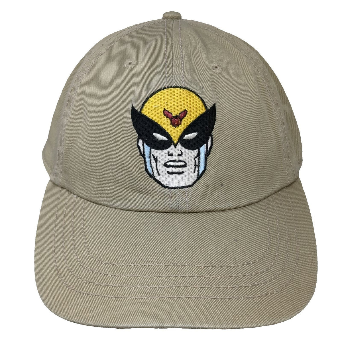 Cobra Baseball Cap Beige One Size Wolverine Marvel Comics Mask Character Hat