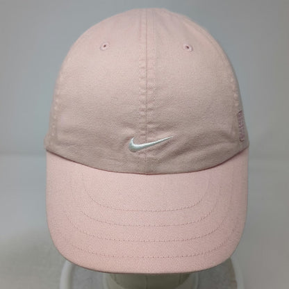 Nike Baseball Cap Pink One Size Slideback Adjustable Embroidered Swoosh Hat