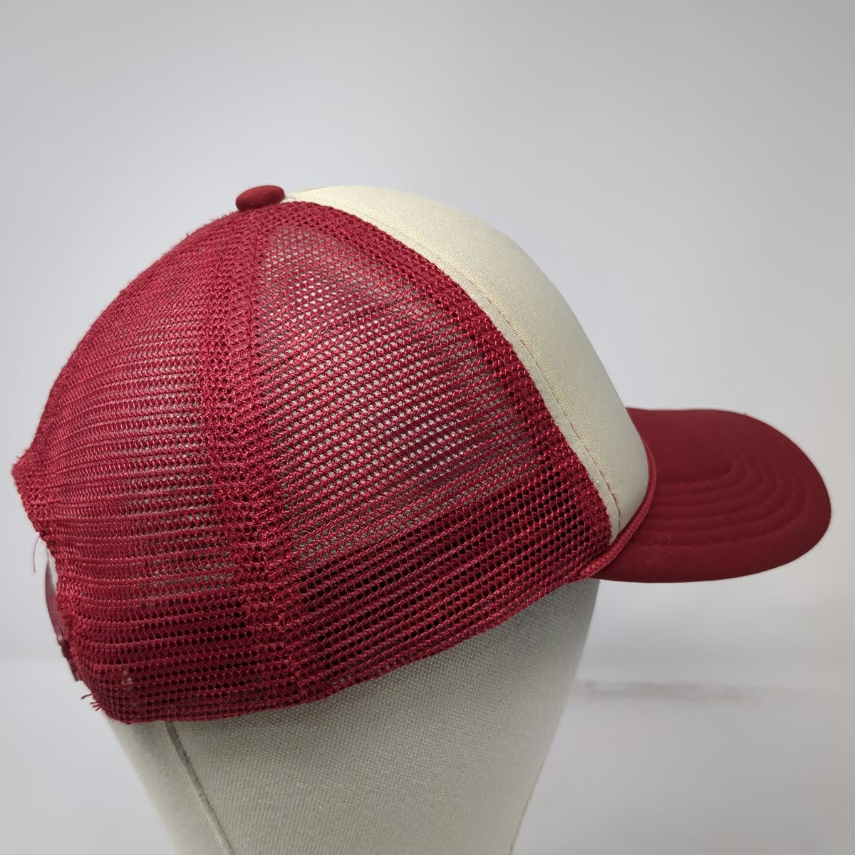 Pacific Headwear Trucker Hat Red OSFM Gowen Thunder Airshow Snapback Mesh Hat