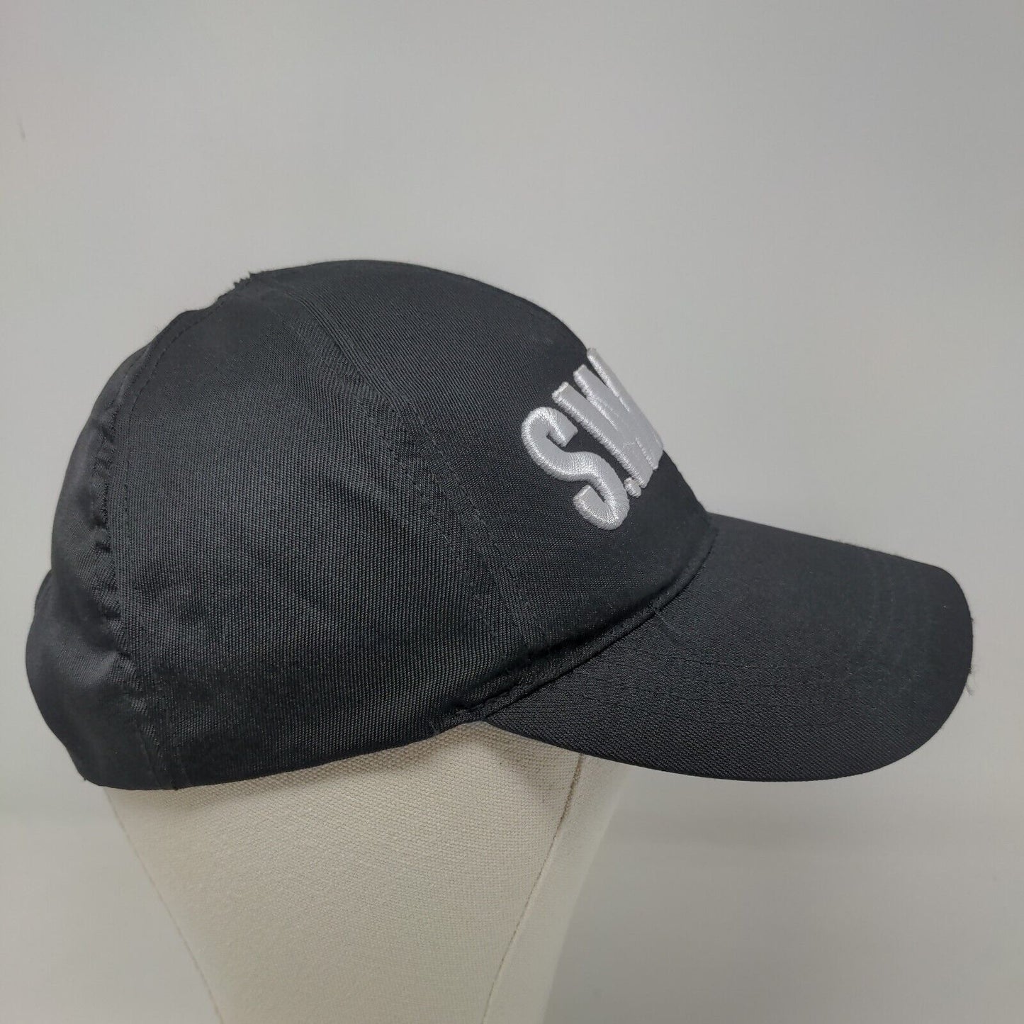 Unbranded Boy's Snapback SWAT Cop Costume Hat Cap Black Adjustable Embroidered