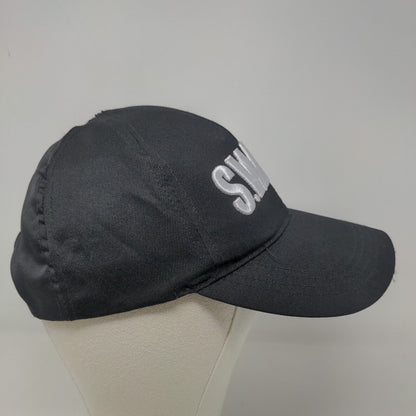 Unbranded Boy's Snapback SWAT Cop Costume Hat Cap Black Adjustable Embroidered
