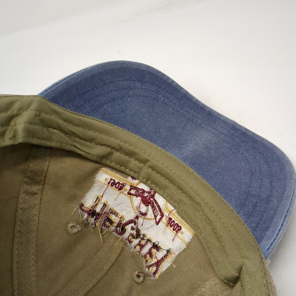 HeadShot Hershey Centennial 1903-2003 Baseball Cap Beige Blue Hat Vintage