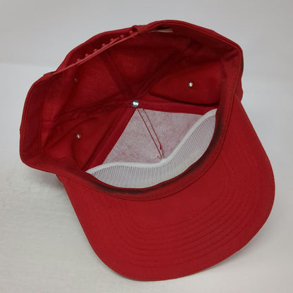 Golden Corral 5 Panel Red Hat Snapback OSFM Made in USA Restaurant Embroidery