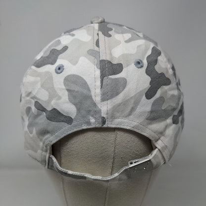PUMA Slideback Hat Gray Camouflage One Size Adjustable Embroidered Cotton