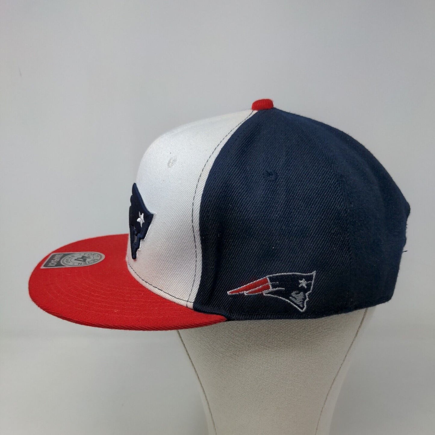 Forty Seven Brand Men's Snapback Hat Multi Size OS New England Patriots Logo