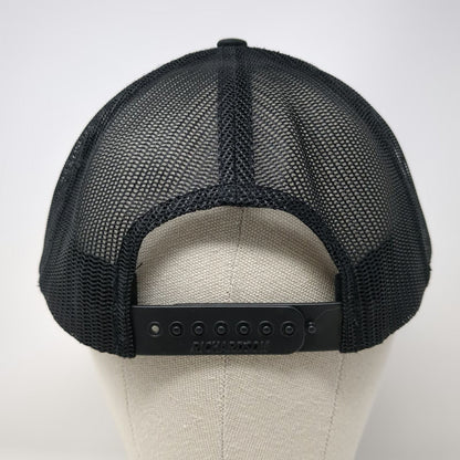 Richardson Trucker Hat Black Orange XL Patients Logo Mesh Snapback